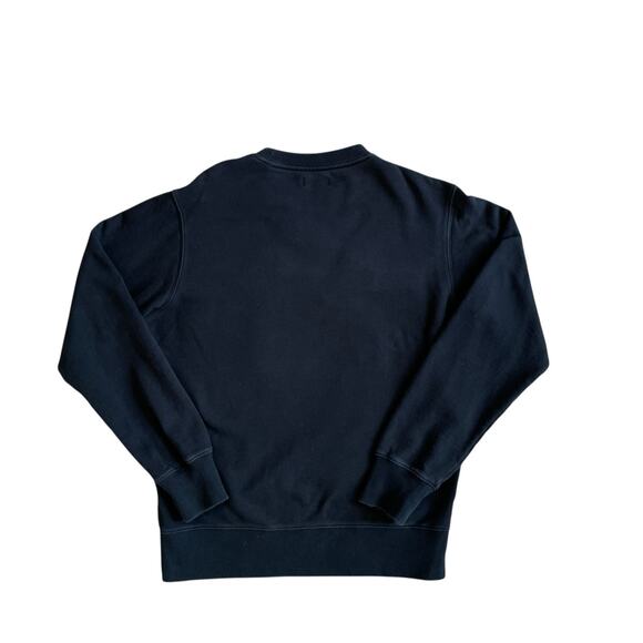 Rapha Chain Stitch Crew Neck Cotton Logo Sweatshirt Black Men's Medium - Picture 6 of 16